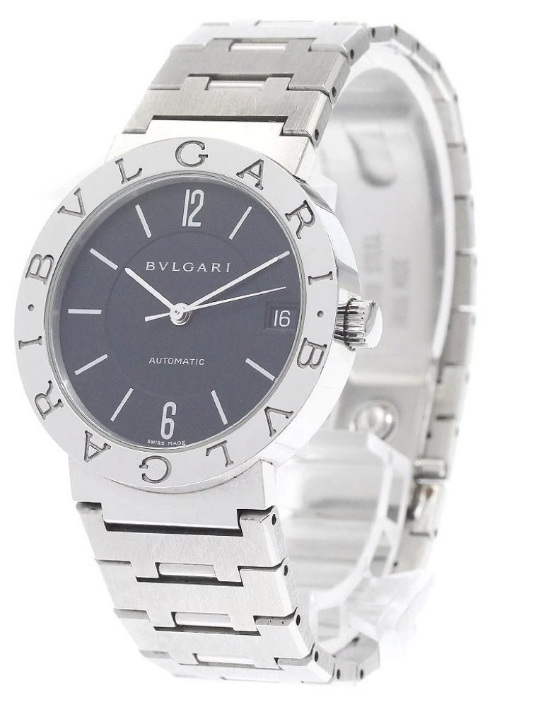 Bvlgari Bvlgaribvlgari Bb33ssd Date Black Dial Automatic Mens Watch941150